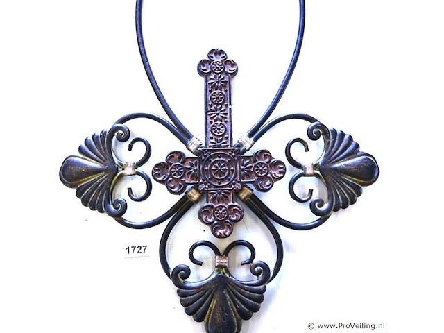 Grote metalen wandconsole - afbeelding 3 van  5