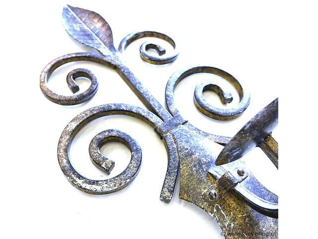 Grote metalen wandconsole - afbeelding 4 van  5