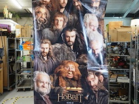 Grote originele promotieposter op canvas voor de film the hobbit: an unexpected journey datum 12-12-12 - afbeelding 1 van  6
