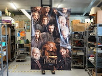 Grote originele promotieposter op canvas voor de film the hobbit: an unexpected journey datum 12-12-12 - afbeelding 2 van  6