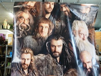 Grote originele promotieposter op canvas voor de film the hobbit: an unexpected journey datum 12-12-12 - afbeelding 4 van  6