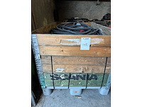 Grote pallet vol krachtstroom kabels - afbeelding 1 van  2