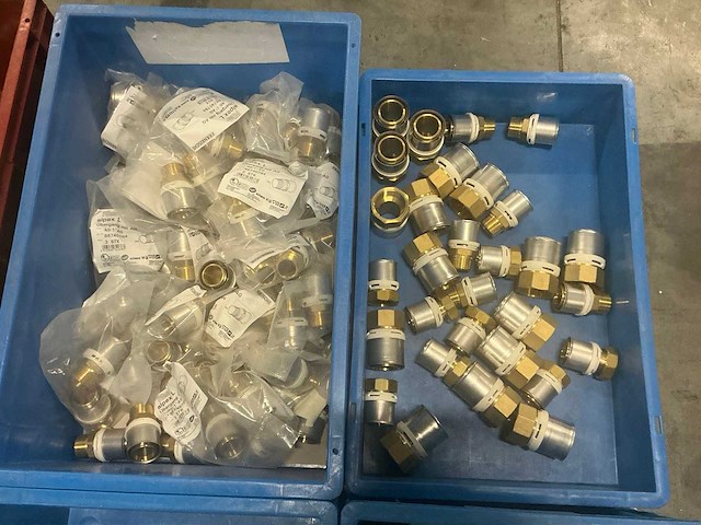 Grote partij alpex messing perskoppelingen - afbeelding 12 van  17