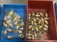 Grote partij alpex messing perskoppelingen - afbeelding 14 van  17