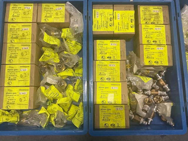 Grote partij alpex messing perskoppelingen - afbeelding 7 van  18