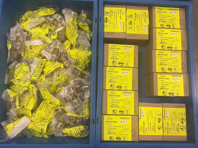 Grote partij alpex messing perskoppelingen - afbeelding 15 van  18