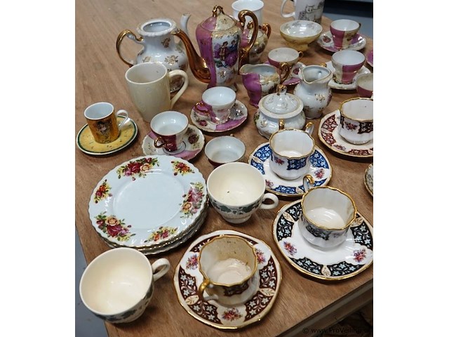 Grote partij divers porselein - afbeelding 3 van  5