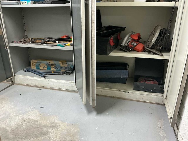 Grote partij diverse kasten en gereedschap (4x) - afbeelding 1 van  37