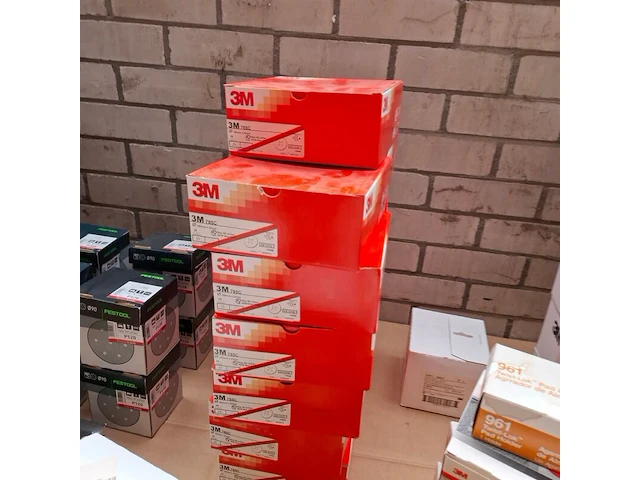 Grote partij diverse schuurmiddelen o.a. 3m, makita, festool - afbeelding 24 van  44