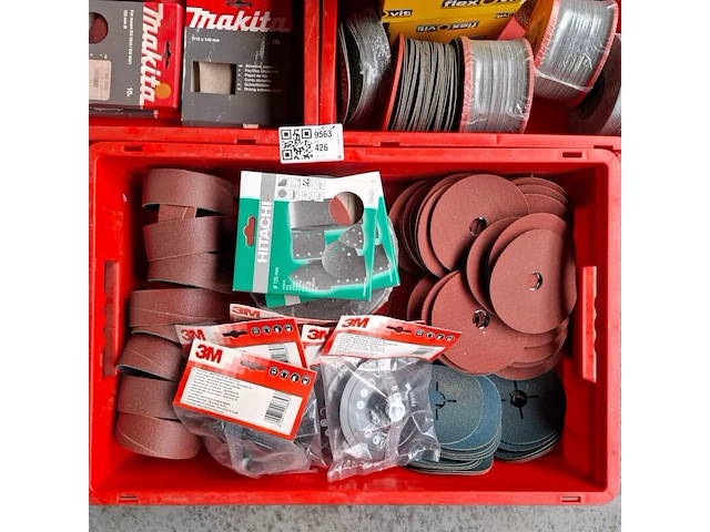 Grote partij diverse schuurmiddelen o.a. 3m, makita, festool - afbeelding 23 van  44