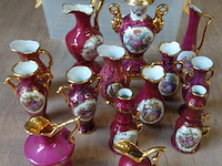 Grote partij frans porseleinen miniaturen - afbeelding 2 van  5