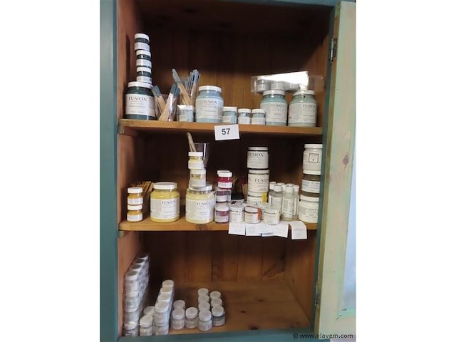 Grote partij fusion mineral paint, +-200 stuks - afbeelding 1 van  4