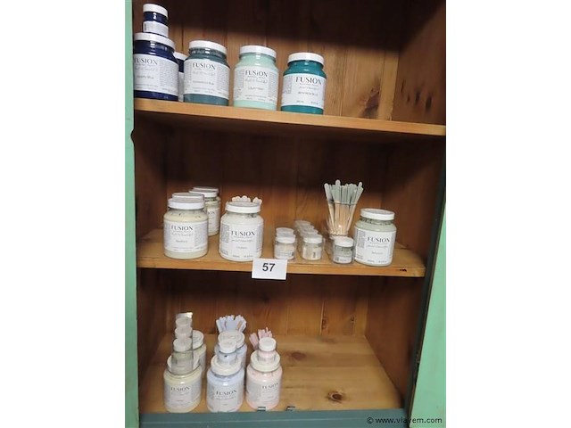 Grote partij fusion mineral paint, +-200 stuks - afbeelding 2 van  4