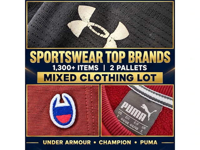 Grote partij merkkleding – 1.300+ stuks op 2 pallets – prada, hugo, levi’s, nike, adidas & meer - afbeelding 12 van  25