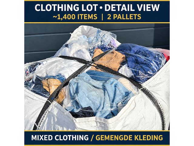 Grote partij merkkleding – ca. 1.400 stuks op 2 pallets – ralph lauren, tommy hilfiger, calvin klein, g-star & meer - afbeelding 4 van  13