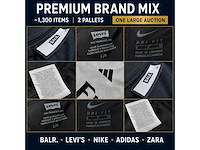 Grote partij merkkleding – levi’s, adidas, nike, balr., zara & meer – 2 pallets, ca. 1.300 stuks - afbeelding 1 van  37