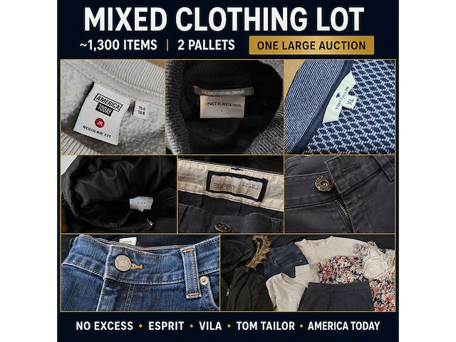 Grote partij merkkleding – levi’s, adidas, nike, balr., zara & meer – 2 pallets, ca. 1.300 stuks - afbeelding 23 van  37