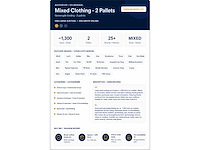 Grote partij merkkleding – levi’s, adidas, nike, balr., zara & meer – 2 pallets, ca. 1.300 stuks - afbeelding 32 van  37