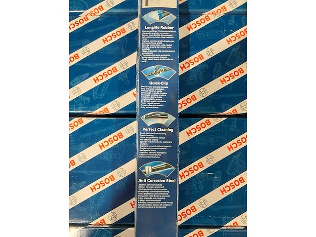 Grote partij ruitenwissers | ca. 1400 stuks en 30 ruitenwisser arm sets, bosch, twin n70 - afbeelding 9 van  10