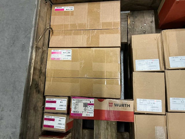 Grote partij rvs316/a4 würth bevestigingsmaterialen - afbeelding 10 van  12