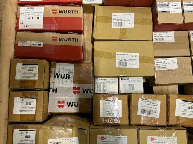 Grote partij würth bevestigingsmaterialen - afbeelding 2 van  12