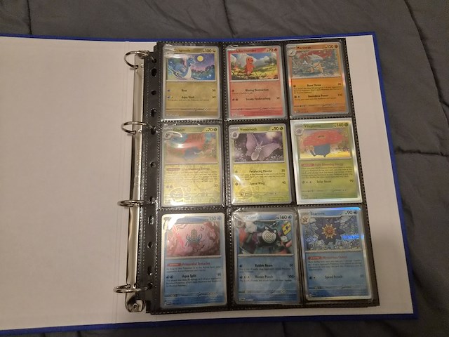 Grote pokémon collectie met veel glimmende, rares, vintage kaarten en 4 verzamelmappen - afbeelding 8 van  70