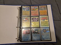 Grote pokémon collectie met veel glimmende, rares, vintage kaarten en 4 verzamelmappen - afbeelding 8 van  70