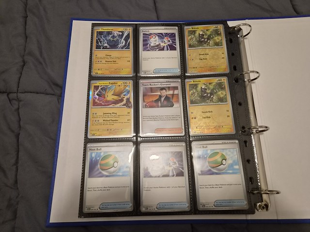 Grote pokémon collectie met veel glimmende, rares, vintage kaarten en 4 verzamelmappen - afbeelding 20 van  70