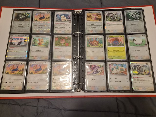 Grote pokémon collectie met veel glimmende, rares, vintage kaarten en 4 verzamelmappen - afbeelding 28 van  70