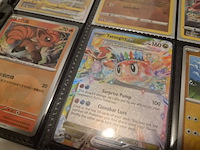 Grote pokémon collectie met veel glimmende, rares, vintage kaarten en 4 verzamelmappen - afbeelding 40 van  70