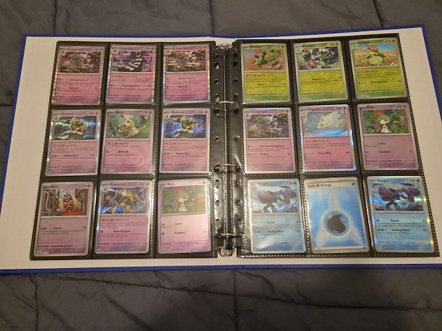 Grote pokémon collectie met veel glimmende, rares, vintage kaarten en 4 verzamelmappen - afbeelding 43 van  70