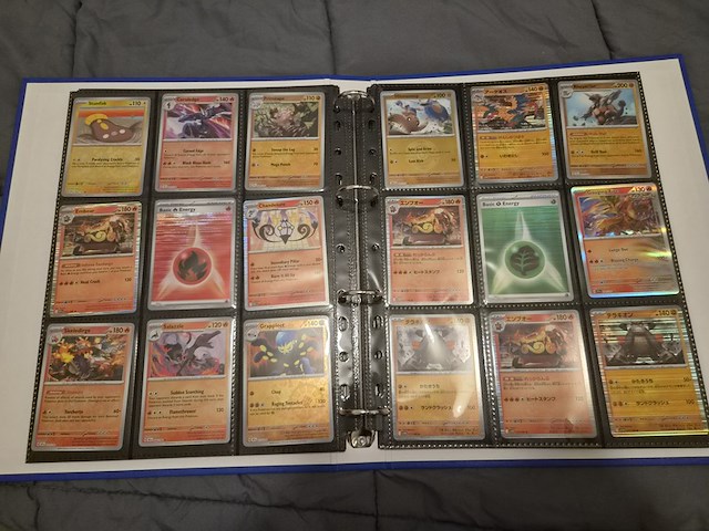 Grote pokémon collectie met veel glimmende, rares, vintage kaarten en 4 verzamelmappen - afbeelding 46 van  70