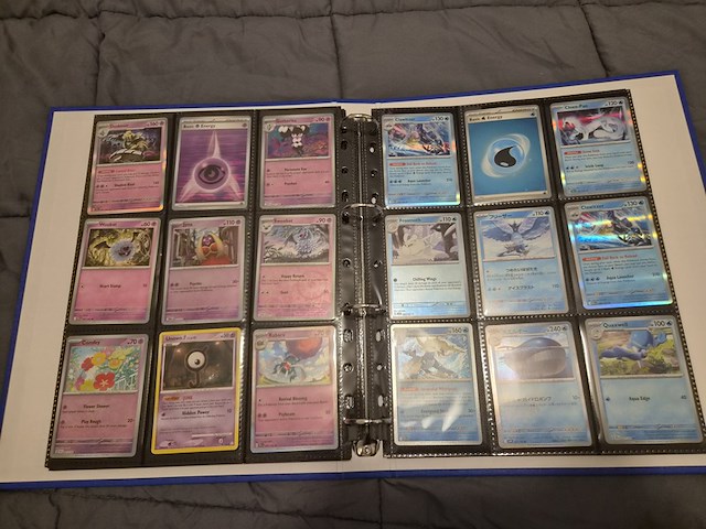 Grote pokémon collectie met veel glimmende, rares, vintage kaarten en 4 verzamelmappen - afbeelding 48 van  70