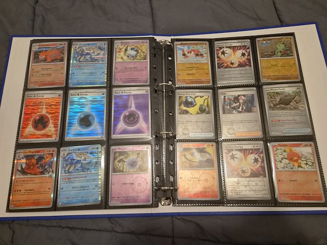 Grote pokémon collectie met veel glimmende, rares, vintage kaarten en 4 verzamelmappen - afbeelding 50 van  70