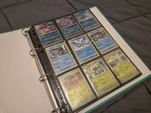 Grote pokémon collectie met veel glimmende, rares, vintage kaarten en 4 verzamelmappen - afbeelding 53 van  70