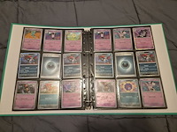 Grote pokémon collectie met veel glimmende, rares, vintage kaarten en 4 verzamelmappen - afbeelding 61 van  70