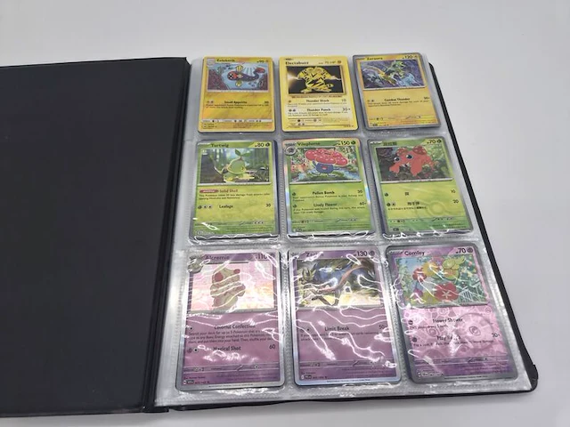 Grote pokémon tcg-verzameling – dik pakket kaarten – verzamelmap – inclusief accessoires - afbeelding 20 van  22