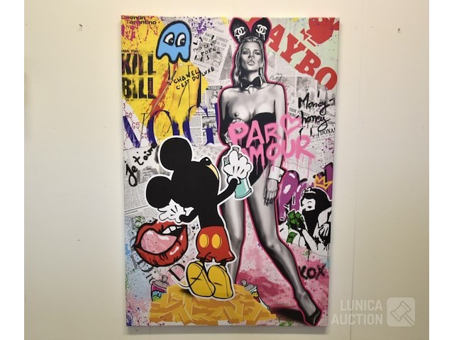 Grote popart wanddecoratie - afbeelding 1 van  4