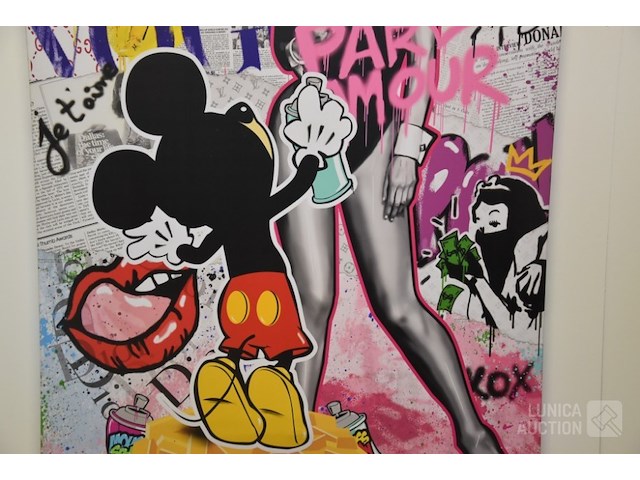 Grote popart wanddecoratie - afbeelding 3 van  4