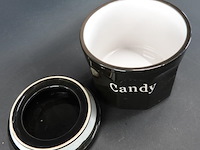 Grote porseleinen cookies/candypot - afbeelding 4 van  5