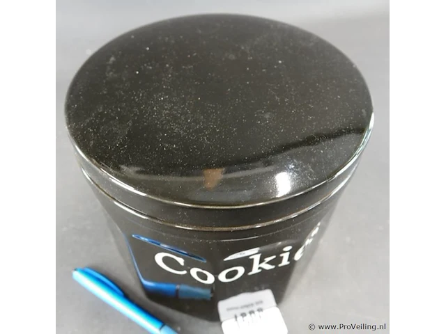 Grote porseleinen cookies/candypot - afbeelding 2 van  5