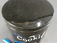 Grote porseleinen cookies/candypot - afbeelding 2 van  5