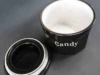 Grote porseleinen cookies/candypot - afbeelding 4 van  5