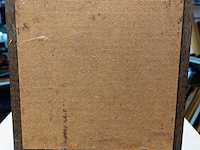 Grote porseleinen tegel in houten lijst - afbeelding 5 van  5