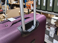 Grote reiskoffer, met cijferslot en op wielen royalty line, aubergine - afbeelding 6 van  7