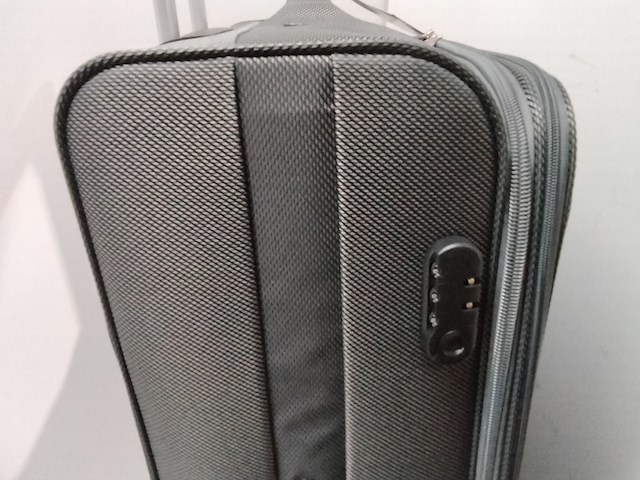 Grote reiskoffer op wielen met cijferslot royalty rolls, donker grijs - afbeelding 5 van  7