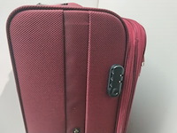 Grote reiskoffer, royalty rolls, rood - afbeelding 2 van  4