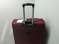 Grote reiskoffer, royalty rolls, rood - afbeelding 3 van  4