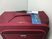 Grote reiskoffer, royalty rolls, rood - afbeelding 4 van  4