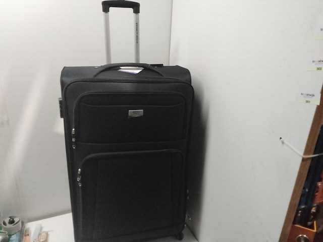 Grote reiskoffer, royalty rolls, zwart - afbeelding 1 van  6